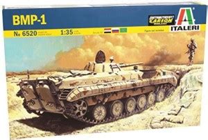 Italeri Model Kit -Bmp-1, 1:35 Scale, Decals, Tank, Desert, It6520 ...