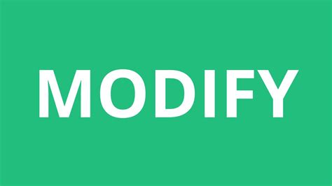 Image result for Modifying Definition