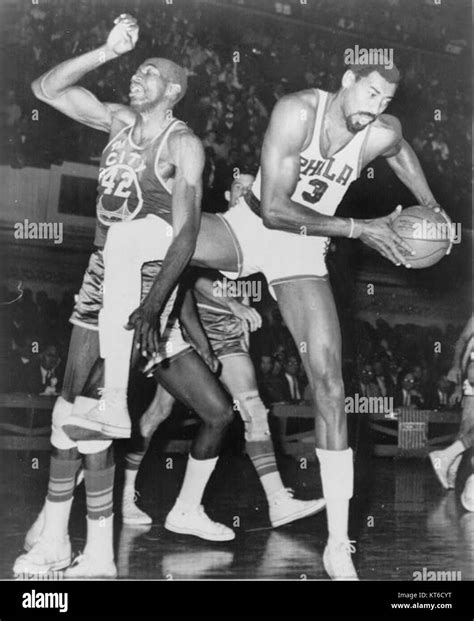 Wilt Chamberlain and Nate Thurmond, two legendary basketball players ...