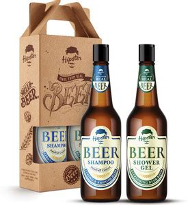 HIPSTER Beer Shampoo Dandruff Control & Beer Shower Gel 250ml Each ...