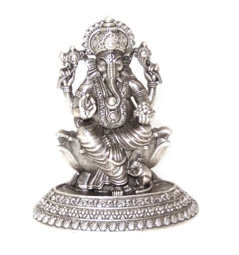Silver Lord Ganesha Idol