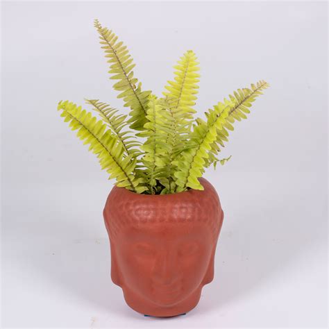 Lord Buddha Ceramic Planter – IFTCINDIA