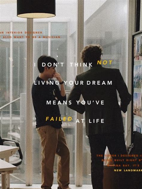 patprans:I don’t think not living your dream means you’ve failed at ...