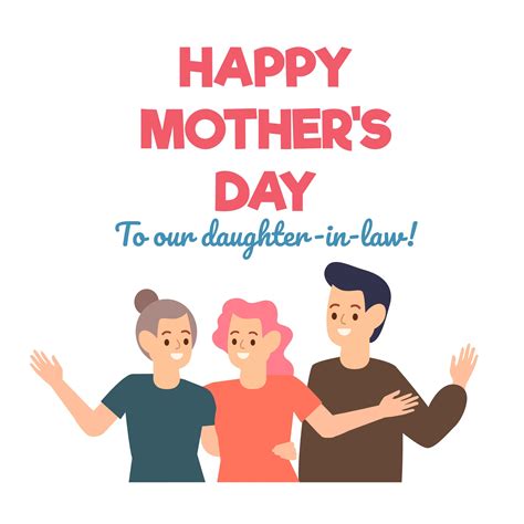 Happy Mother's Day Daughter In Law GIF in Illustrator, SVG, JPG, GIF ...