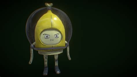 Banana Man - Download Free 3D model by Dmitriy Hi (@dmitriy_mit1 ...