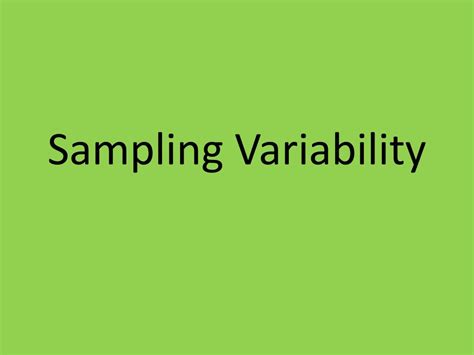 Image result for What Is Sampling Variability in Statistics