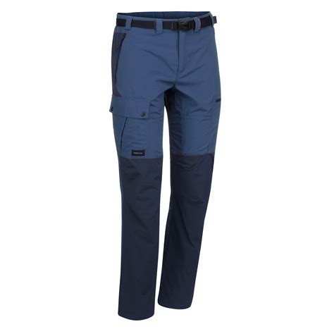 FORCLAZ Men's Mountain Trekking Trousers -TREK 500 - Blue Usage ...