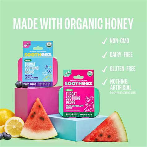 Sootheez Sore Throat Drops - Berry Lemonade - Shop Cough, cold & flu at ...