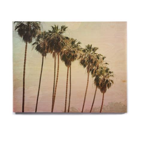 KESS InHouse Sylvia Coomes "Palm Trees" Coastal Photography Birchwood ...