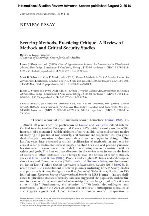 Image result for Critique Methods