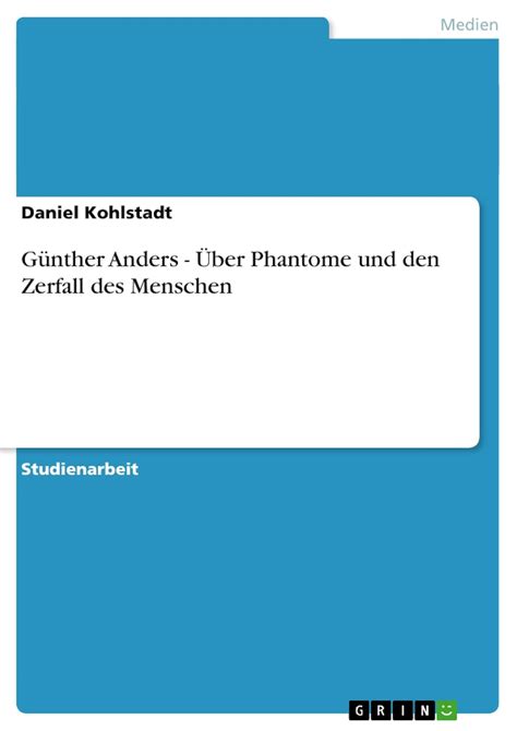 Buy Günther Anders - Über Phantome und den Zerfall des Menschen Book ...