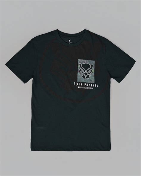 Black Panther Printed Regular Fit Tshirt For Men – Free Authority