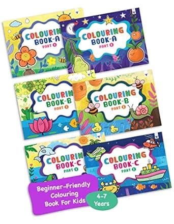 TARGET PUBLICATIONS Blossom Colouring Books 2 To 7 Year Old Kids ...