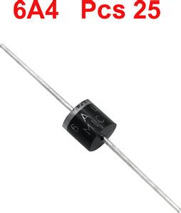 Elph Pack of 25 | 6A4 Rectifier Diode | 1000V 6A High-Performance Diode ...