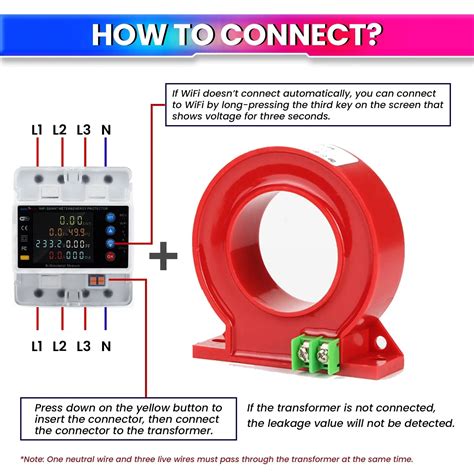 WiFi Bi-Directional Energy Meter | 80A Overload & Leakage Protection ...