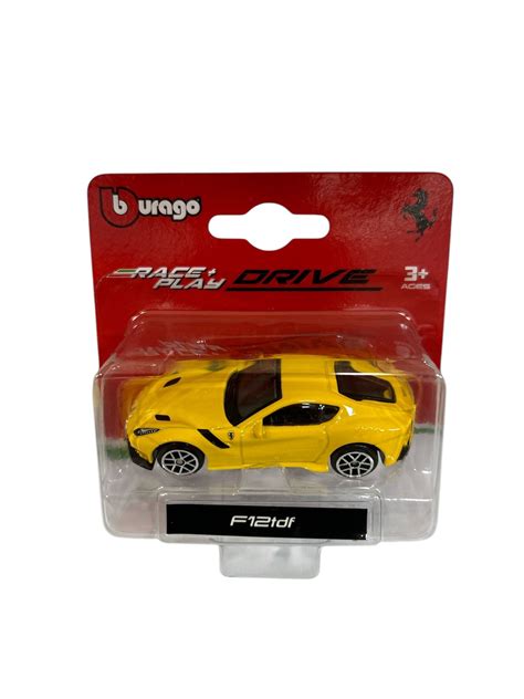 Burago- Ferrari Race & Play Drive Ferrari F12tdf 1:64 Scale – Cocoland Toys