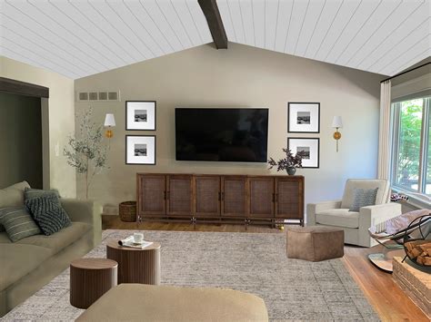 Spruce My Space: Vaulted Ceiling Living Room Transformation - Come Stay ...