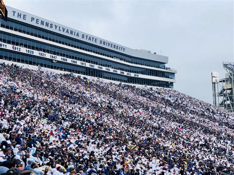 Penn State Stripe Out: What Color Should Each Section Wear in Beaver ...