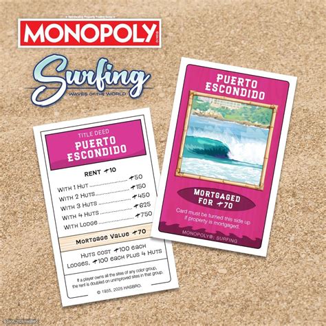 USAOPOLY Monopoly: Surfing Waves of The World Board Game – India | Ubuy