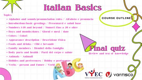 Basic Italian Lesson 的图像结果