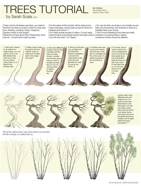 Image result for Tree Tutorial deviantART
