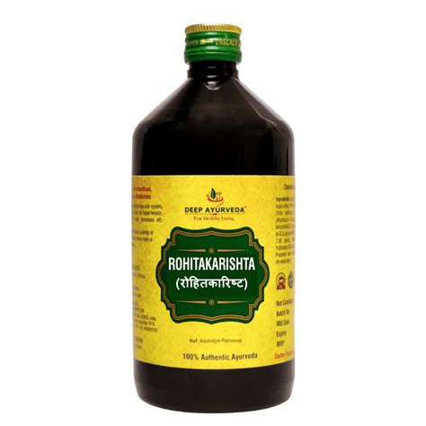 Rohitakarishta | Classical Ayurveda by Deep Ayurveda | 450 ml