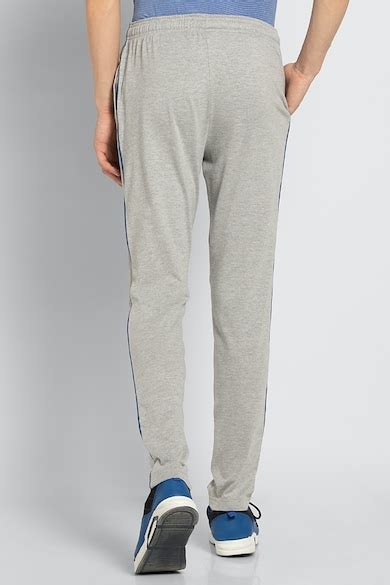 Buy Men Grey Solid Casual Track Pants Online - 619540 | Van Heusen