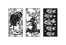 Intricate decorative Jali patterns for CNC wall panels - Photo #7426 ...