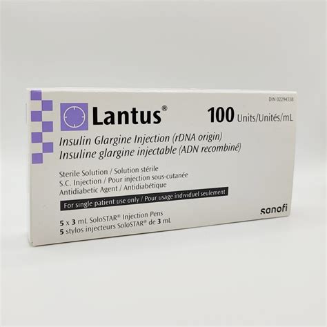 Buy Lantus Solostar Pen (Glargine) from Canada Online - Over the Border Meds