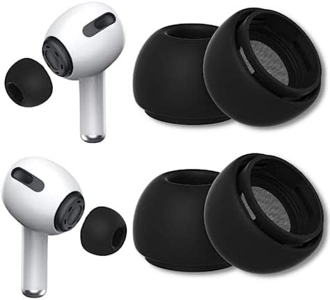 Crysendo Apple AirPods Pro Ear Tips Silicone Small Replacement Ear Tips ...
