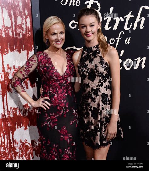 Cast member Penelope Ann Miller and her daughter Eloisa May Huggins ...