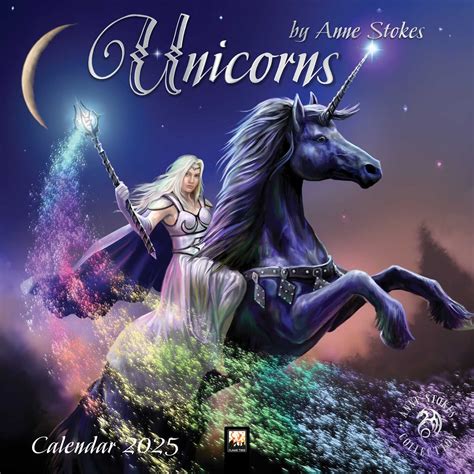 Unicorns by Anne Stokes Wall Calendar 2025 (Art Calendar) - Book ...