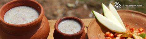 Kambu koozh | Kammang kool | Bajra porridge | Pearl millet porridge ...