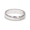Jewelove™ Rings Customised Sound Wave Platinum Rings JL PT 586