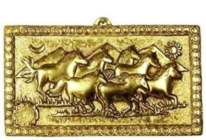 SP Handicrafts Horse Painting with Vastu Yantra | Wall hanging horse ...