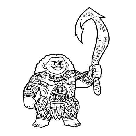 95 Moana Coloring Pages Online: Explore the Pacific Islands