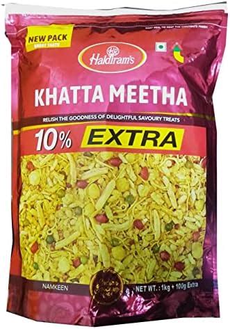 Haldiram's Delhi Khatta Meetha Mixture | Namkeen | Indian Snacks ...