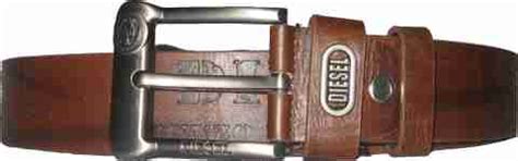 DIESEL Men Casual Brown Genuine Leather Belt Brown - Price in India ...