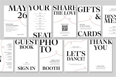 Wedding Signage Templates - BrandPacks