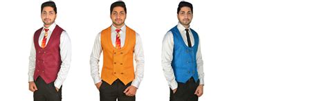 Buy Wearza Double Breast Cotton Blend Waistcoat For Men at Amazon.in