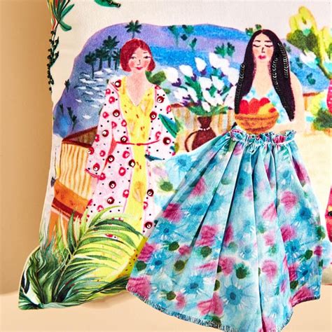 Buy Quirk Queens Embellished Filled Cushion - 40x40cm from Home Centre ...