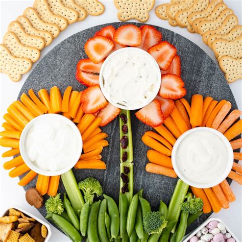 Spring Veggie Charcuterie Board - Oh My Veggies