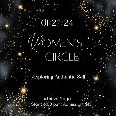 Womens Circle with Yulia, Thrive Yoga TXK, Texarkana, 27 January 2024 ...