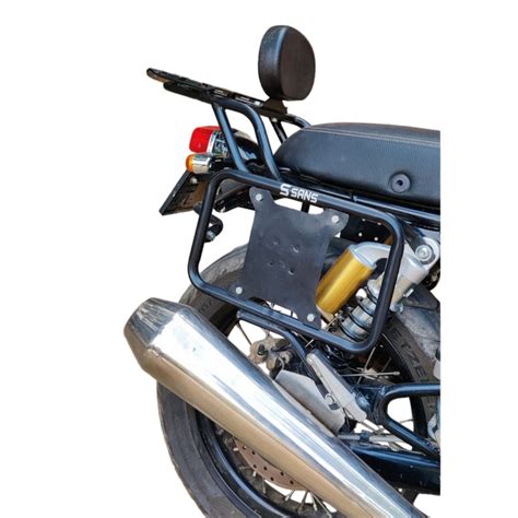 Top Rack with Cushion Backrest for for Royal Enfield Interceptor 650 ...