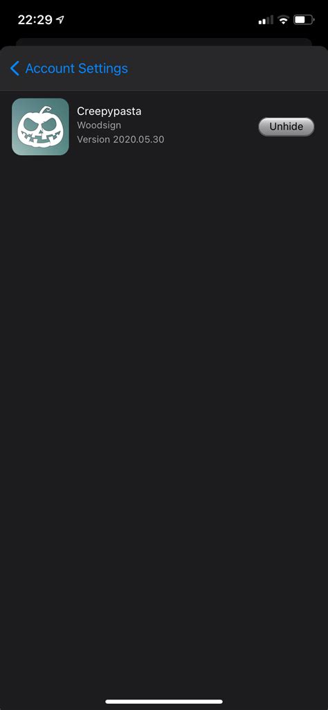 Image result for Settings Screen App Store