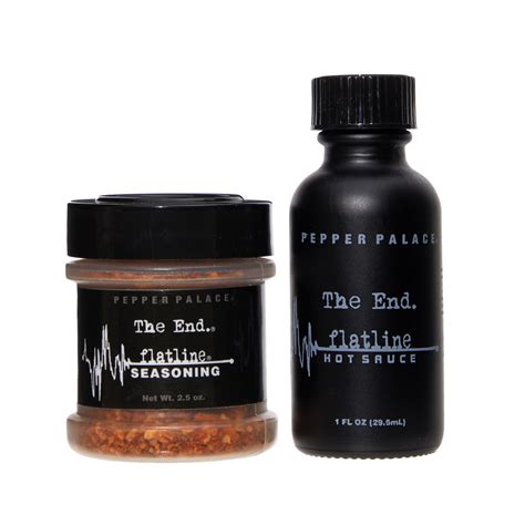 Amazon.com : Pepper Palace The End: Flatline - Extreme Hot Sauce and ...