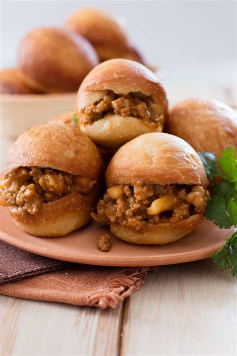 Curried Mince Vetkoek   Recipe   Mince recipes, South  