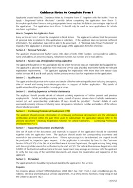 Fillable Online Guidance Notes to Complete Form 1 (1/2012) Fax Email ...