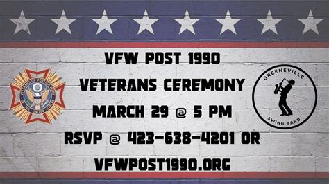 Vietnam Veterans Ceremony (Private Event), VFW, Greeneville, 29 March ...