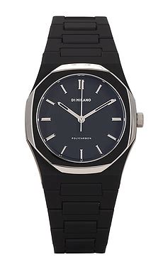 D1 Milano Polycarbon 37mm Watch in Nebula Black | REVOLVE